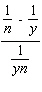 Simplify the complex fraction.  