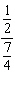 Simplify the complex fraction.  