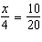 Solve the following proportion.   A)    B)    C)    D)    E)   