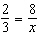 Solve the following proportion.   A)    B)    C)    D)    E)   