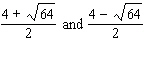 Simplify the pair of expressions.     = __________   = __________
