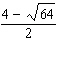 Simplify the pair of expressions.     = __________   = __________