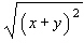 Assume all variables are positive, and find the root.  