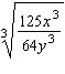 Use property 2 of the radicals to simplify the following. Assume all variables represent positive numbers.  