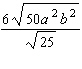 Use combinations of properties 1 and 2 for radicals to simplify the following expression as much as possible. Assume all variables represent positive numbers.  