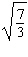 Put the radical expression into simplified form.   A)    B)    C)    D)    E)   