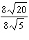 Put the radical expression into simplified form.   A)    B)    C)    D)    E)   