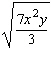 Put the radical expression into simplified form. Assume all variables represent positive numbers.  