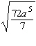 Put the radical expression into simplified form. Assume the variable represents a positive number.  