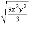 Put the radical expression into simplified form. Assume all variables represent positive numbers.  
