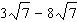 Simplify each term, if necessary, and then use the distributive property to combine terms, if possible.   A)    B)    C)    D)    E)   