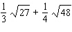 Simplify each term, if necessary, and then use the distributive property to combine terms, if possible.   A)    B)    C)    D)    E)   