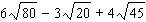 Simplify each term, if necessary, and then use the distributive property to combine terms, if possible.  