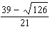 Simplify the expression.  