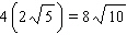 The following statement is false. Correct the right side to make the statement true.   A)    B)    C)    D)    E)   