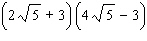 Perform the multiplication. Give your answer in simplified form for radical expressions.  