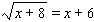 Solve the equation by applying the squaring property of equality. Be sure to check all solutions in the original equation.   A)    B)    C)    D)    E)   