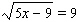 Solve the equation by applying the squaring property of equality. Be sure to check all solutions in the original equation.   x = __________