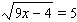 Solve the equation by applying the squaring property of equality. Be sure to check all solutions in the original equation. If there is no solution , so indicate.  