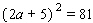 Solve the equation.  