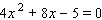 Solve the equation by completing the square.   A)    B)    C)    D)    E)   