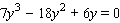 Solve the equation   by first factoring out the common factor   and then using the quadratic formula. A)    B)    C)    D)    E)   