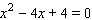 Solve the equation by using the quadratic formula.   A)    B)    C)    D)    E)   