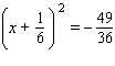 Solve the quadratic equation. Use whatever method seems to fit the situation or is convenient for you.   A)    B)    C)    D)    E)   