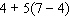 Use the rule for order of operations to simplify the expression as much as possible.   A)    B)    C)    D)    E)   