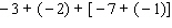 Work the problem using the rule for addition of real numbers.   A)    B)    C)    D)    E)   