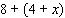 Use the associative property to rewrite the expression, and then simplify the result.   A)    B)    C)    D)    E)   