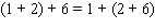 State the property or properties that justify the following statement.   A)  Distributive property of multiplication. B)  Commutative property of addition. C)  Additive identity. D)  Associative property of multiplication. E)  Associative property of addition.