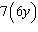 Use the associative property to rewrite the expression. Simplify the result.  