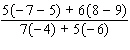 Perform the indicated operations. Simplify as much as possible.   If the expression is undefined, answer undefined .
