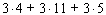 Simplify the expression   , and then factor the result into the product of primes. (Notice one of the factors of the answer is 3.)