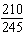 Reduce the fraction to lowest terms by first factoring the numerator and denominator into the product of prime factors and then dividing out any factors they have in common.  