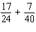 Perform the indicated operation and reduce the answer to lowest terms.   A)    B)    C)    D)    E)   