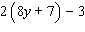 Simplify the expression.  