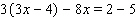 Solve the equation. Apply the distributive property to remove the parentheses, then simplify each side before using the addition property of equality.   A)    B)    C)    D)    E)   