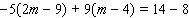 Apply the distributive property to remove the parentheses, then simplify each side before using the addition property of equality. Then find the solution for the equation.     __________