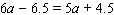 Find the solution for the equation.     __________