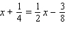 Solve the equation.   A)    B)    C)    D)    E)   