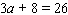 Solve the equation.     __________