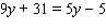 Solve.     __________