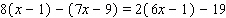 Solve the equation.     = __________