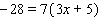 Solve the equation.     = __________