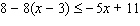 Solve the inequality. Graph the solution set.   A)      B)      C)      D)      E)     