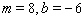 Graph the line with the given slope and y -intercept b .   A)    B)    C)    D)   