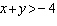 In the graph below, name the linear inequality in two variables that is represented by the shaded region.   A)    B)    C)    D)    E)   