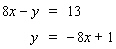 Solve the system by substitution. Substitute the expression in the second equation into the first equation and solve.   If the system is dependent or inconsistent , or if there is no solution , indicate this.